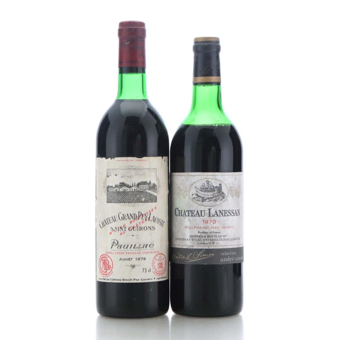 Assorted 1970s Bordeaux Red Wine 2x75cl