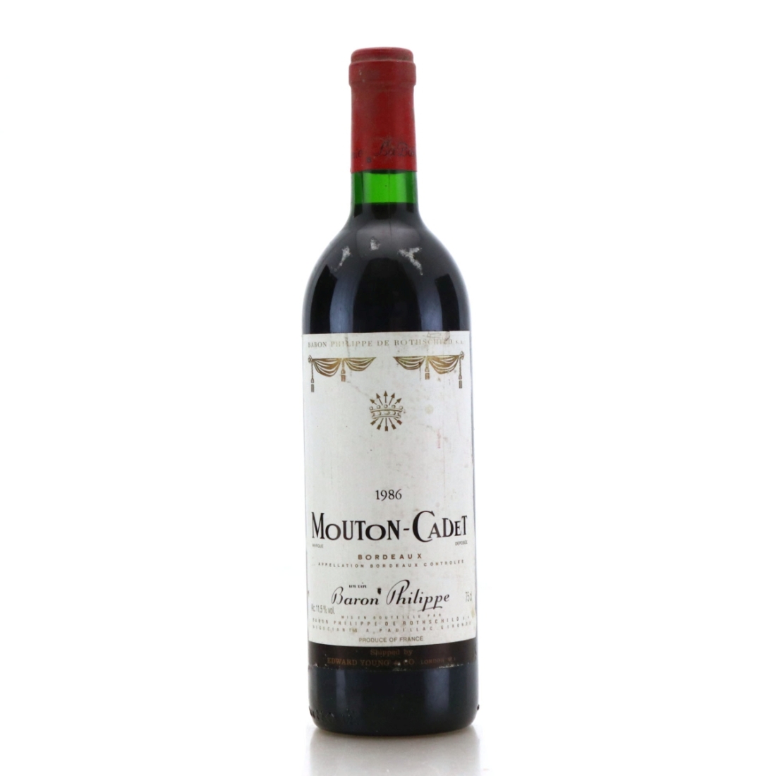 Mouton-Cadet Baron Philippe de Rothschild 1986 Bordeaux