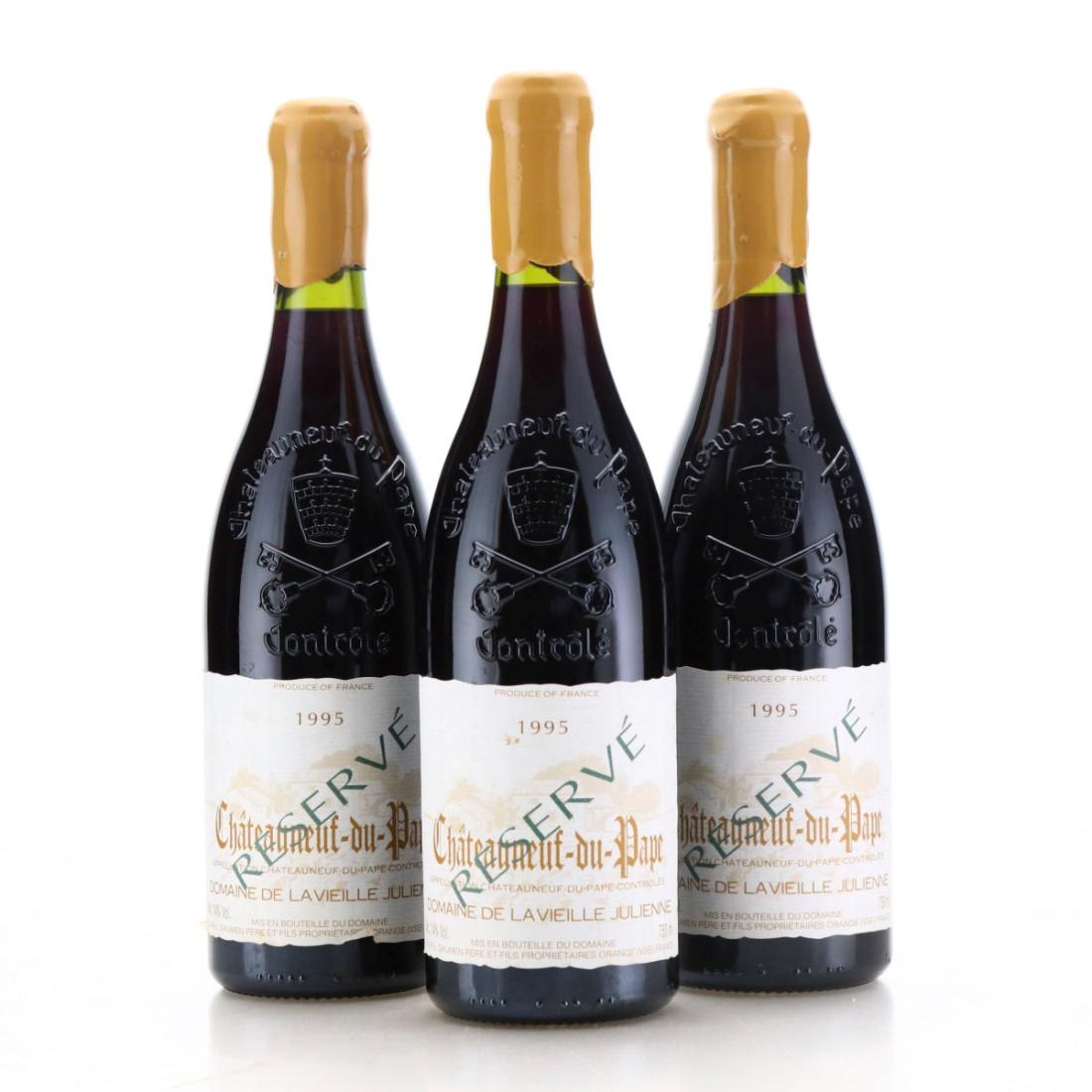 Domaine de la Vieille Julienne Reserve 1995 Chateauneuf-du-Pape 3x75cl
