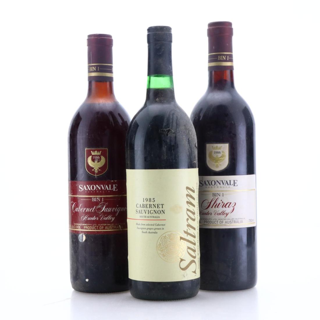 Assorted 1980s Australian Red Wine 3x75cl