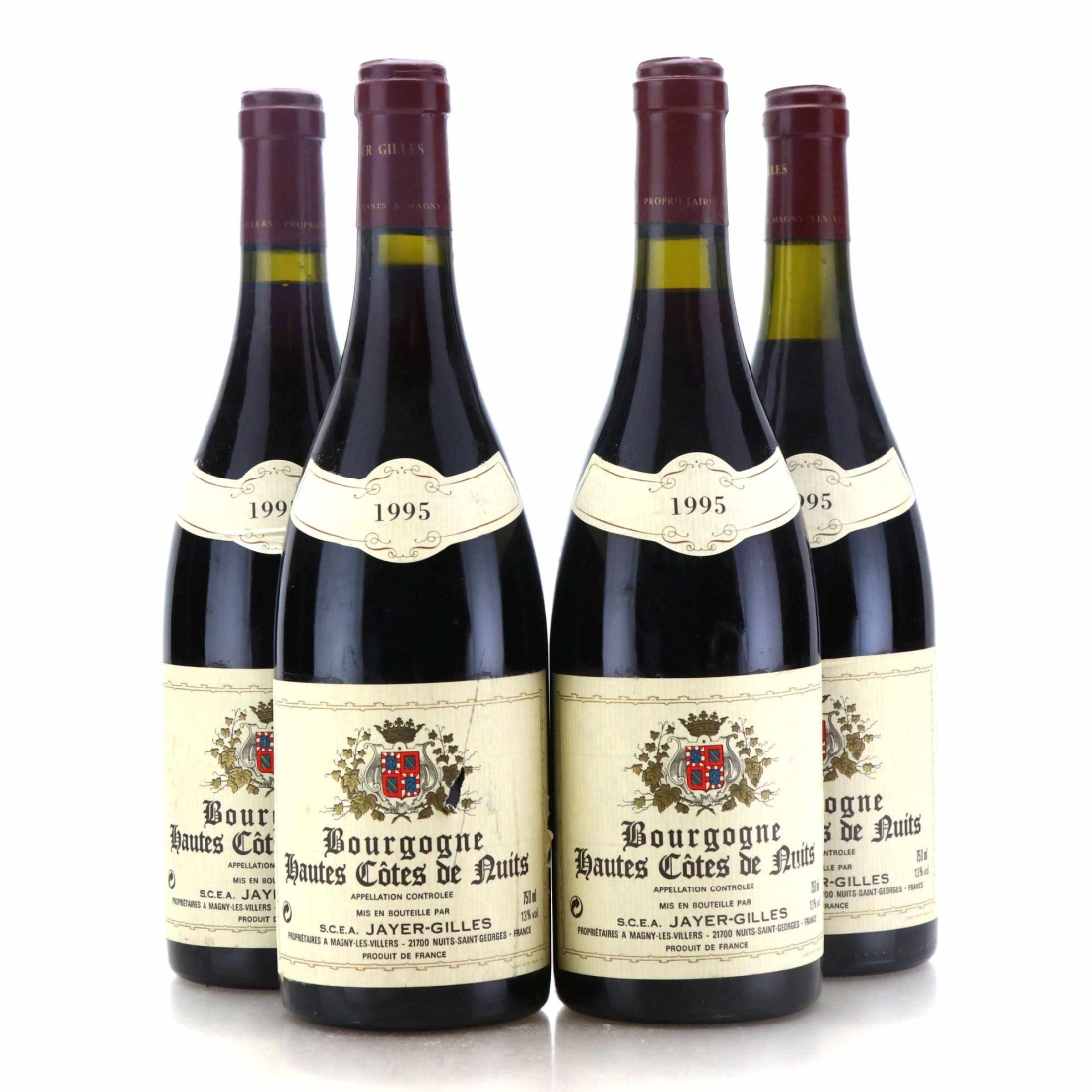 Jayer-Gilles Bourgogne 1995 Hautes-Cotes de Nuits 4x75cl