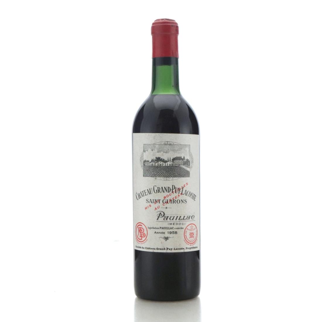 Ch. Grand-Puy-Lacoste Saint Guirons 1958 Pauillac 5eme-Cru