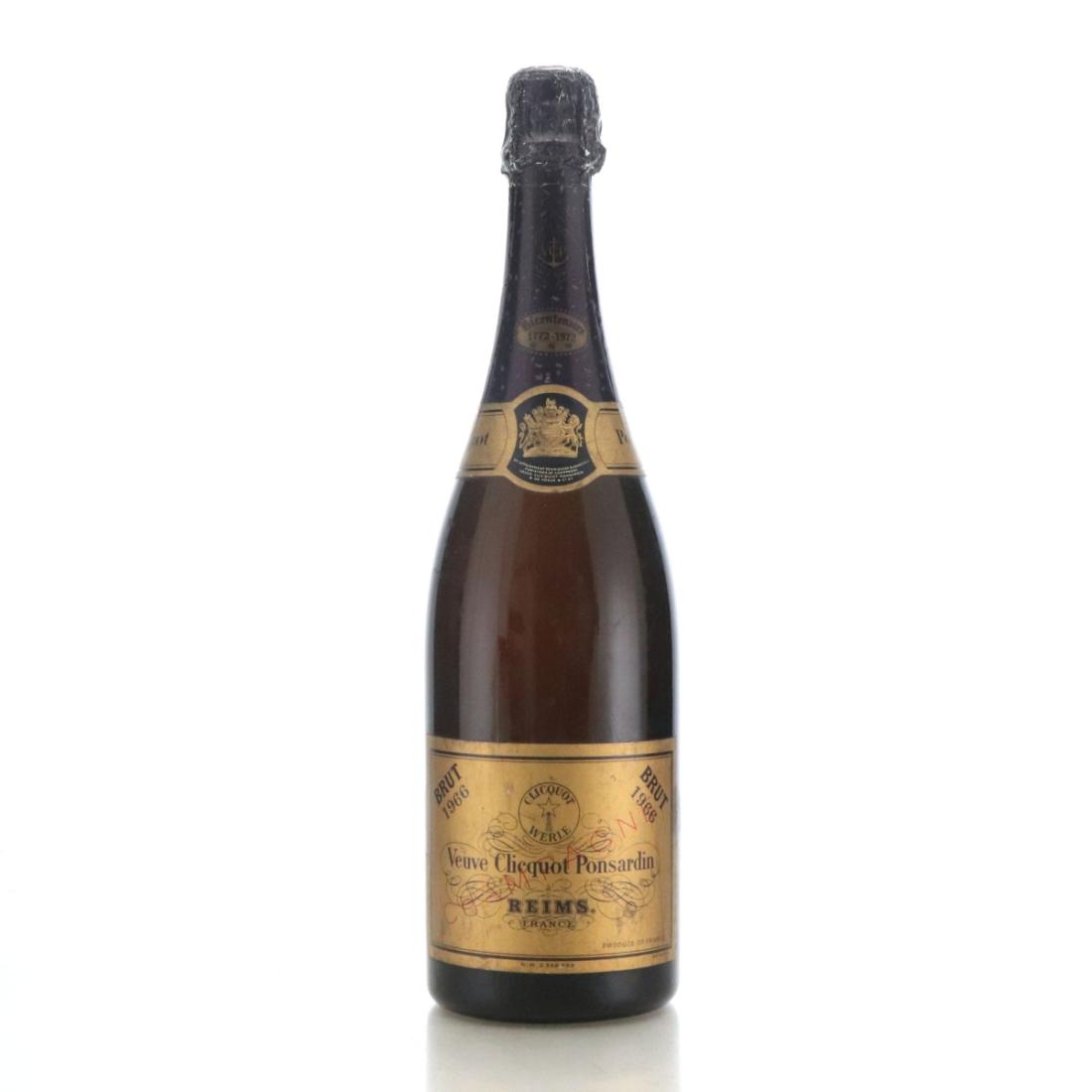 Veuve Clicquot Ponsardin Brut 1966 Vintage Champagne