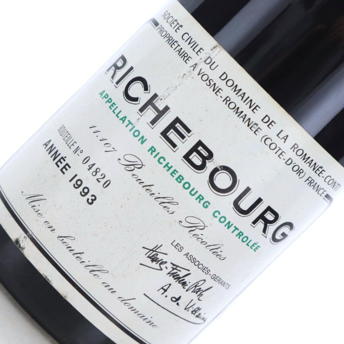 Image for Dom. de la Romanee-Conti 1993 Richebourg Grand-Cru