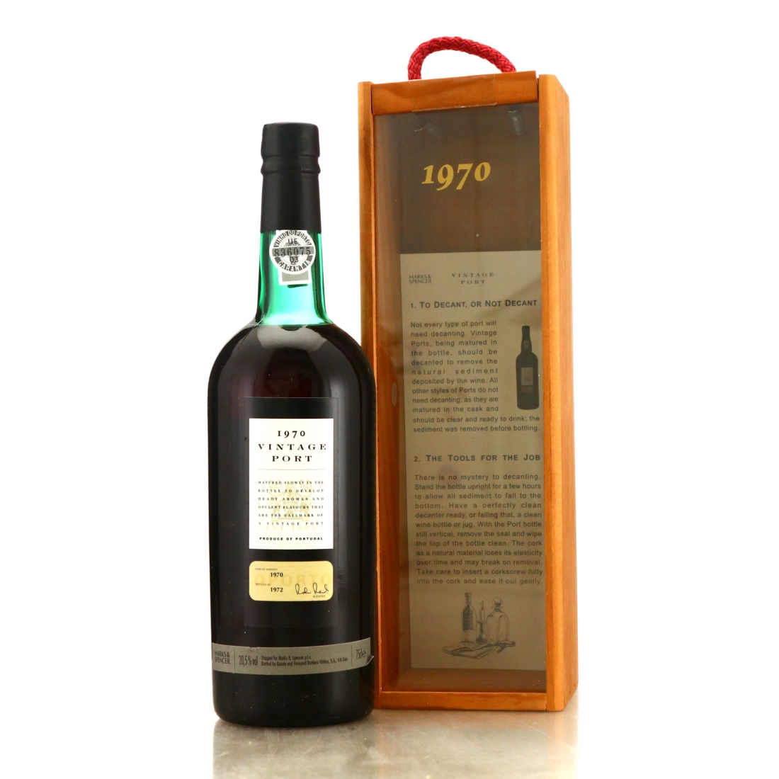 Morgan Brothers 1970 Vintage Port / Marks & Spencer