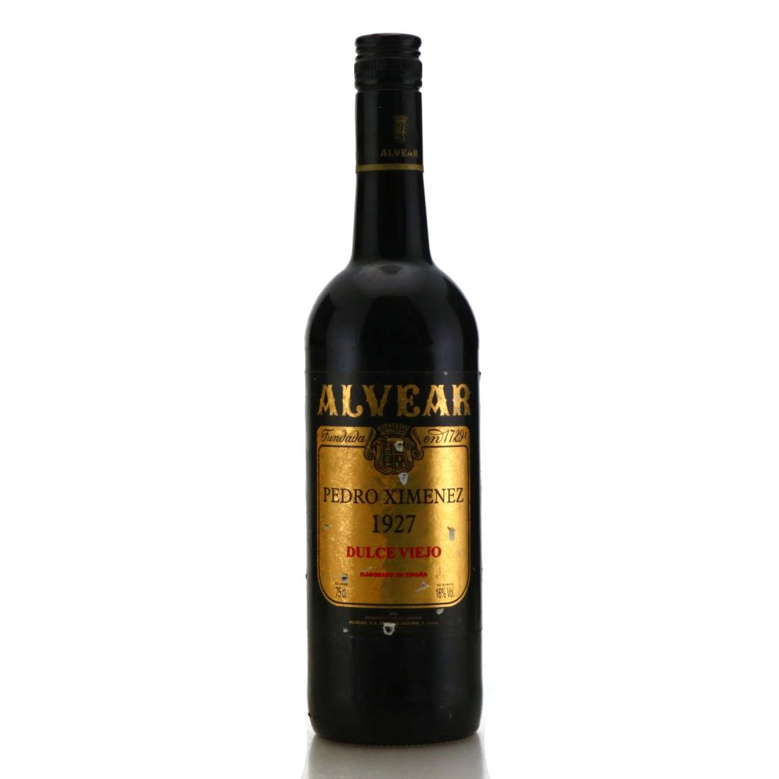 Alvear Pedro Ximenez Dulce Viejo 1927 Montilla-Moriles
