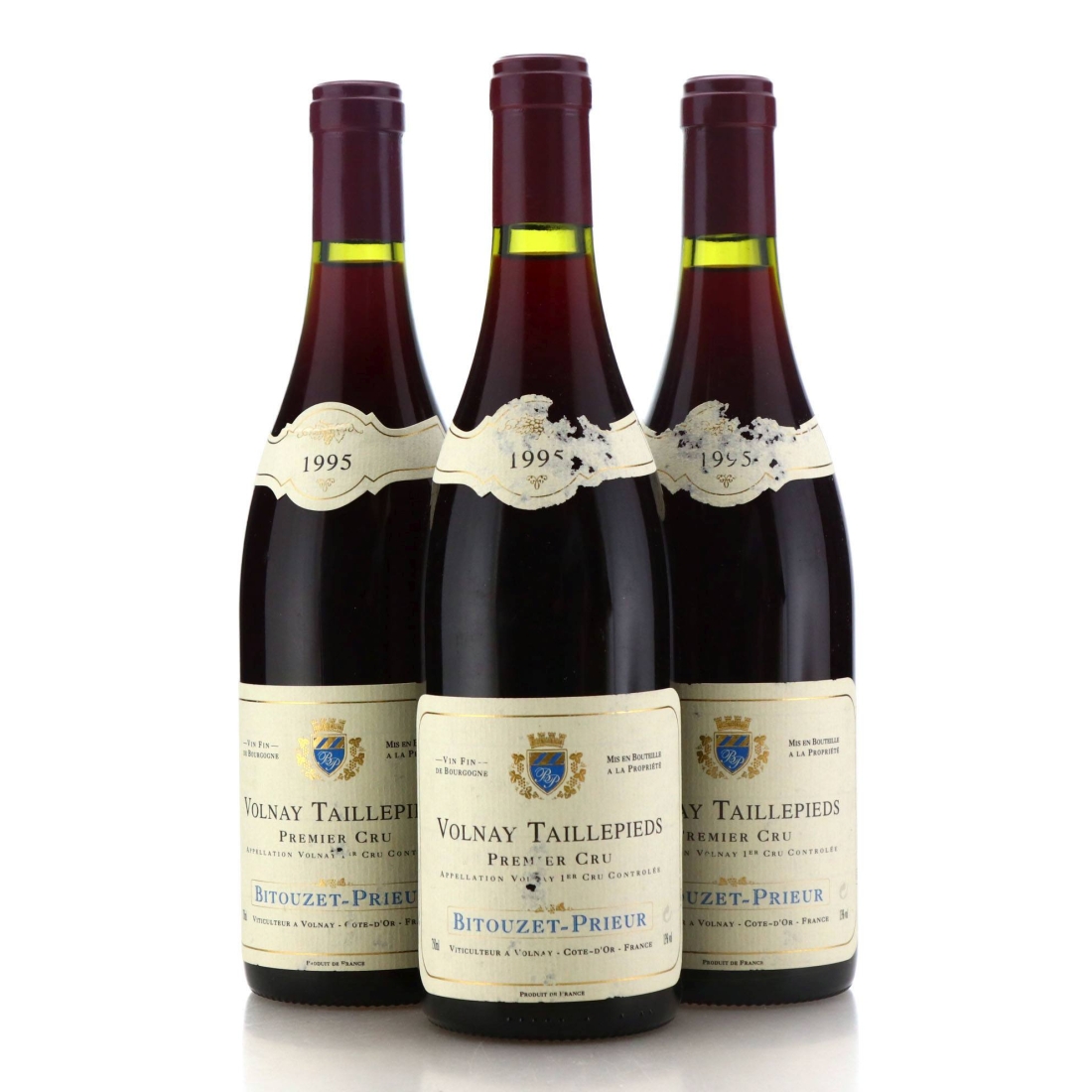 Bitouzet-Prieur 1995 Volnay Taillepieds 1er-Cru 3x75cl