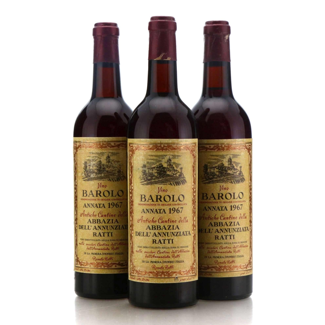 Abbazia Dell' Annunziata Ratti 1967 Barolo 3x72cl