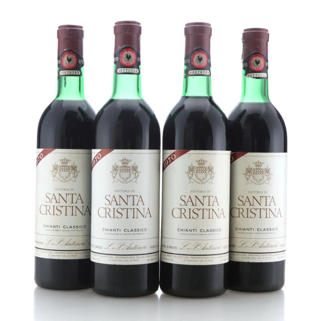 Antinori Santa Cristina 1970 Chianti Classico 4x75cl