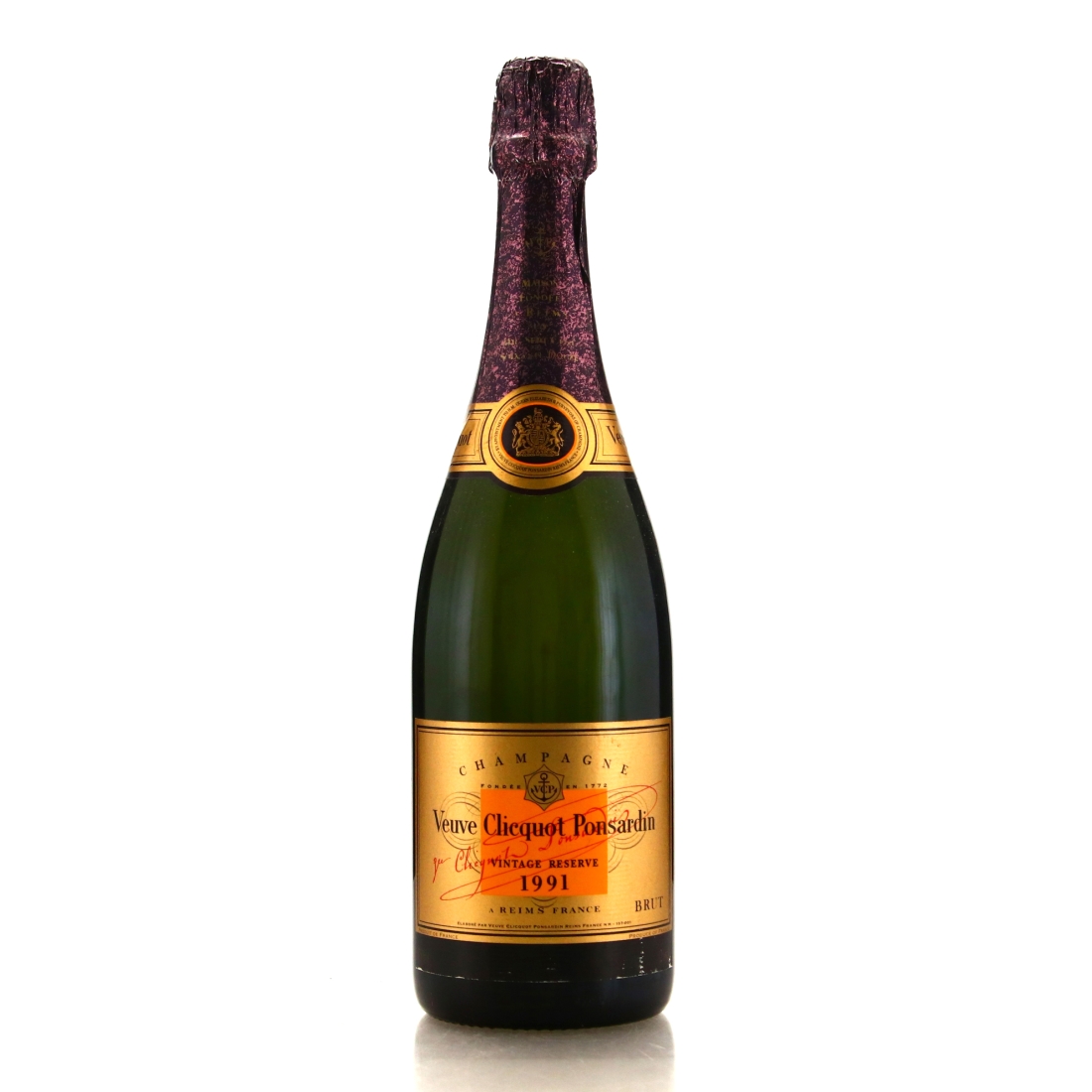 Veuve Clicquot Ponsardin Brut 1991 Vintage Reserve Champagne