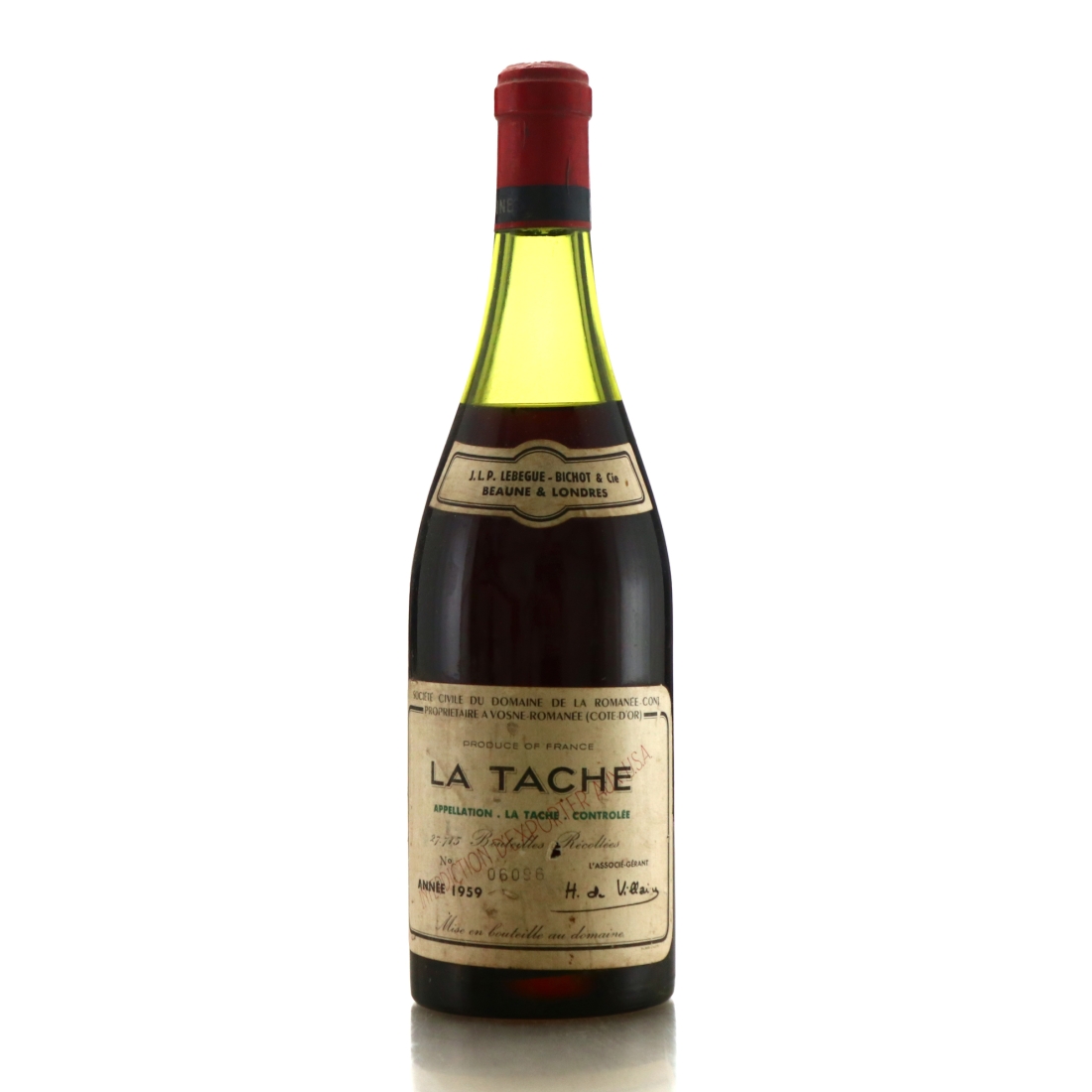 Image for Dom. De La Romanee-Conti 1959 La Tache Grand-Cru