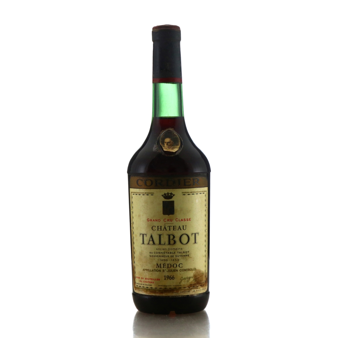 Chateau Talbot 1966 Saint-Julien 4eme-Cru / Cordier