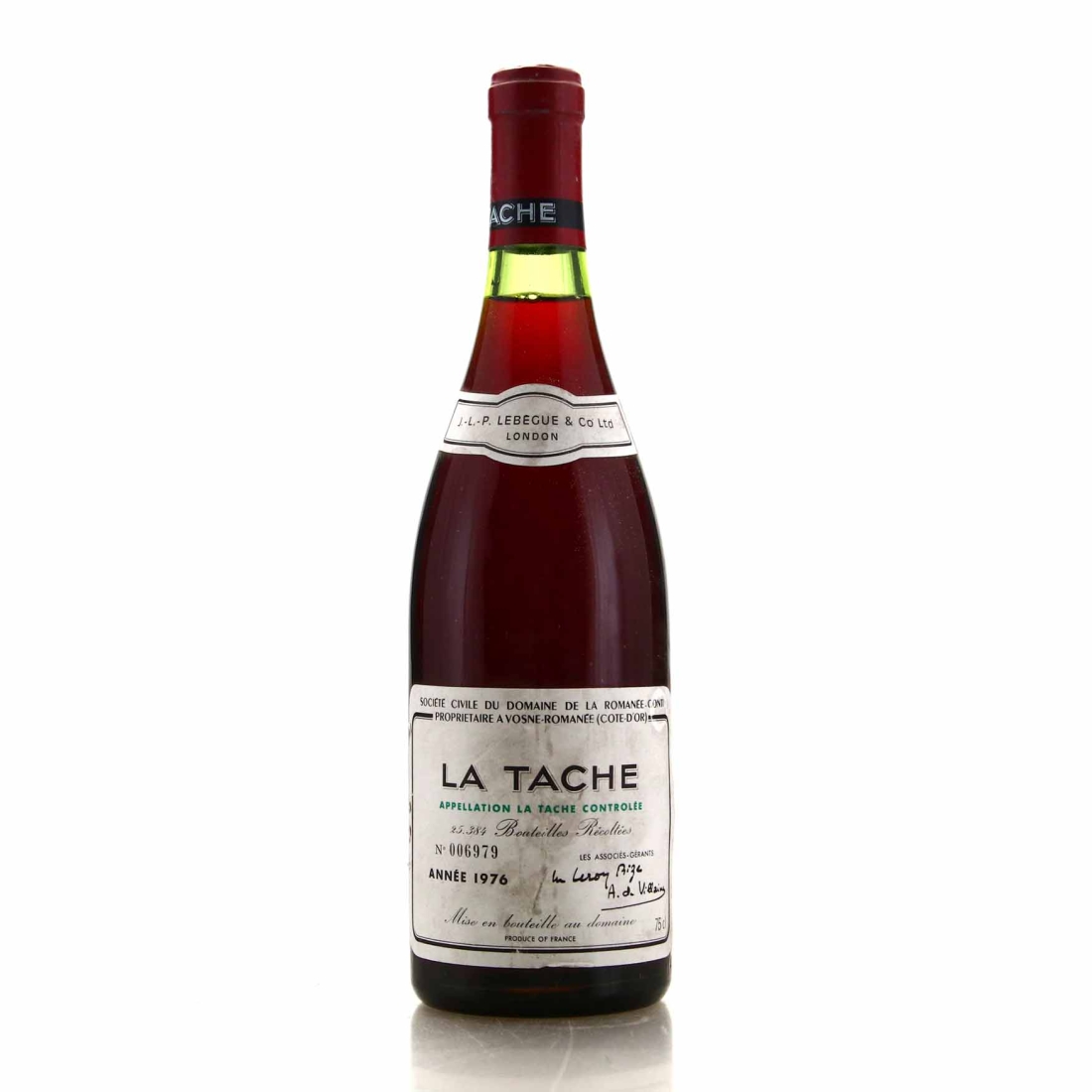 Image for Dom. De La Romanee-Conti 1976 La Tache Grand-Cru