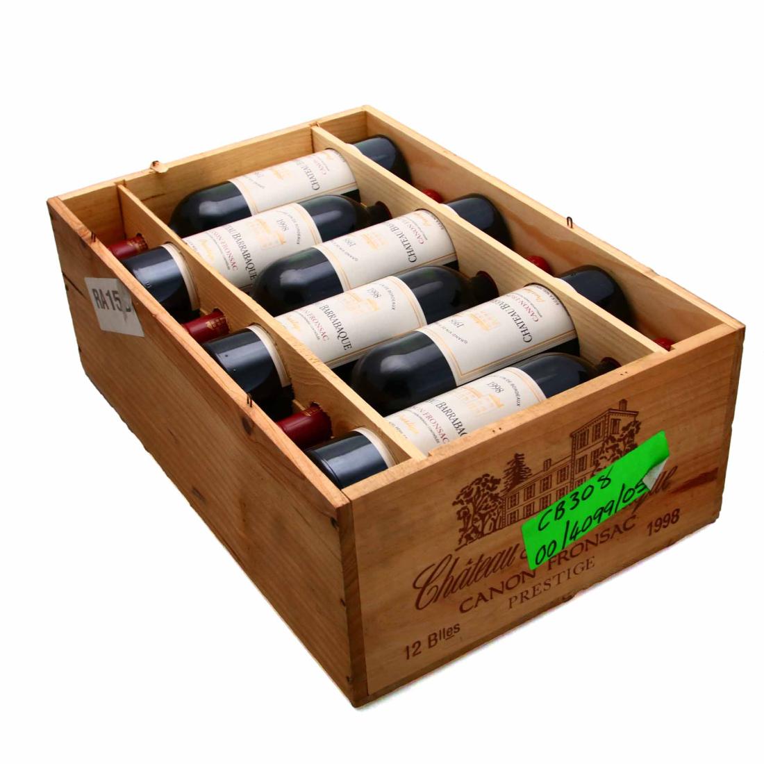 Image for Ch. Barrabaque Prestige Rouge 1998 Canon-Fronsac