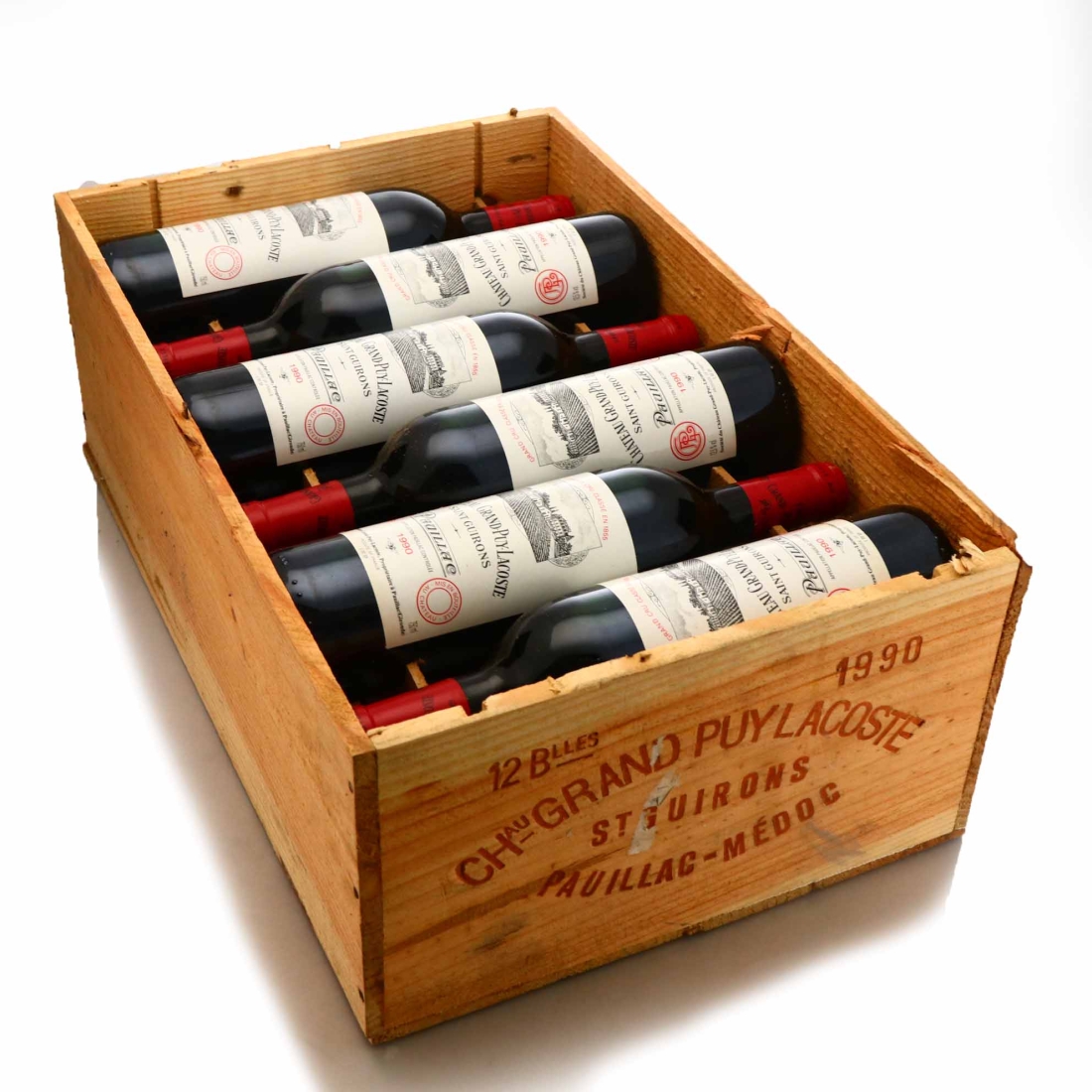 Image for Ch. Grand-Puy-Lacoste Saint Guirons Pauillac 1990 5eme-Cru