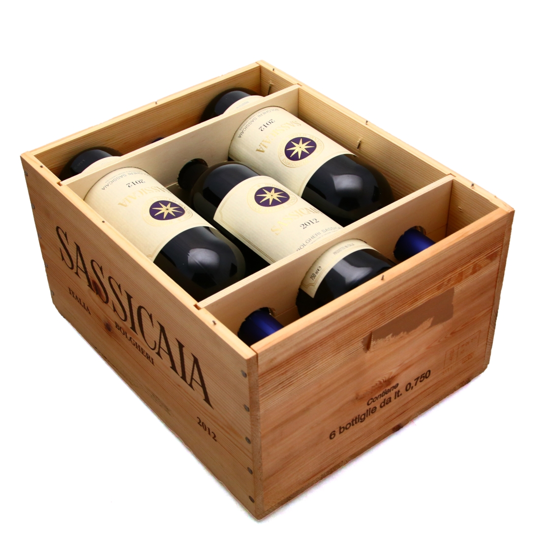Image for Tenuta San Guido Sassicaia 2012 Bolgheri 6x75cl / OWC