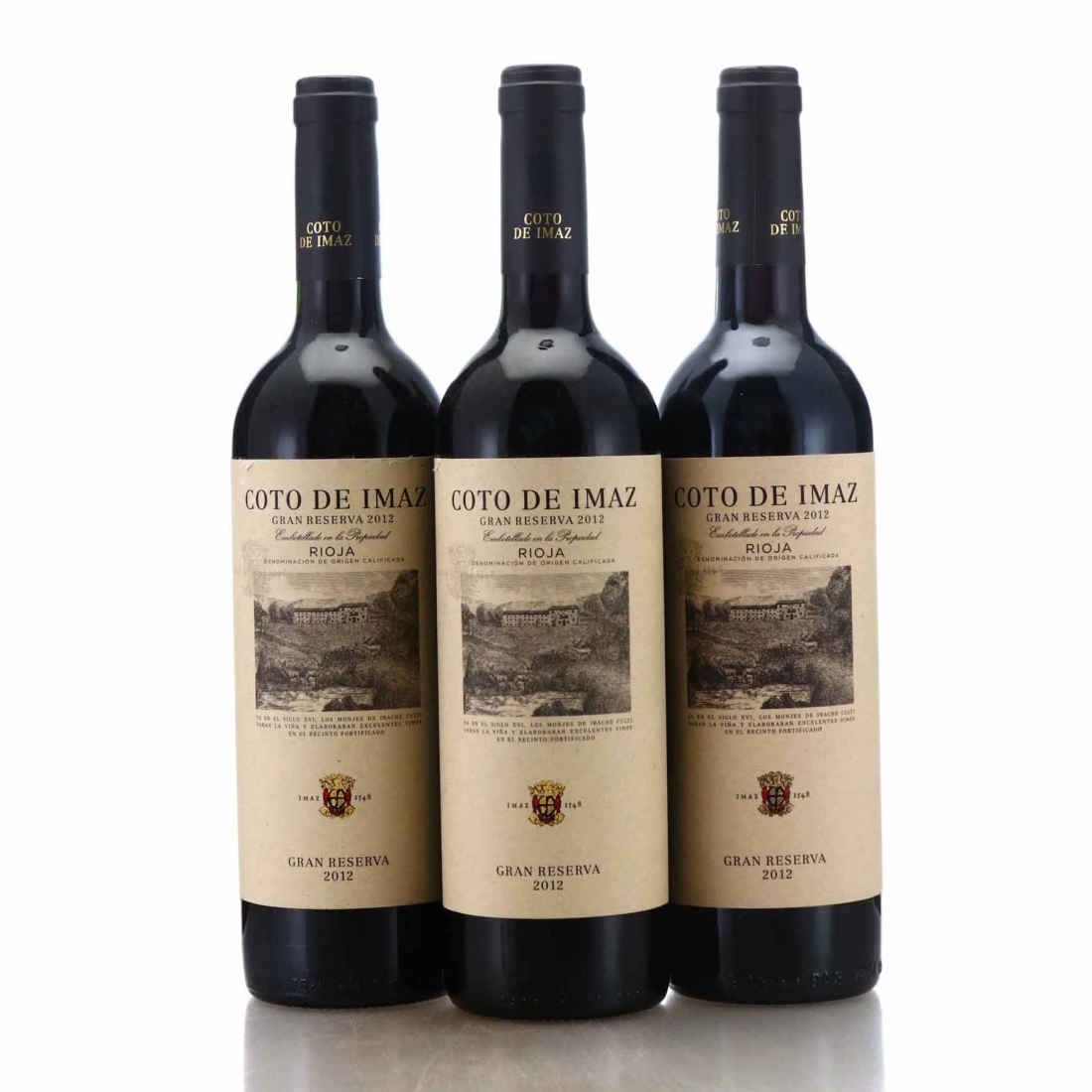 El Coto de Rioja Coto De Imaz 2012 Rioja Gran Reserva 3x75cl