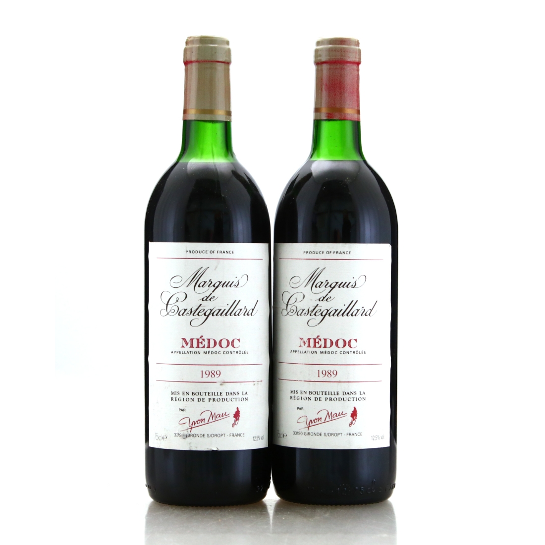 Marquis de Castegaillard 1989 Medoc 2x75cl
