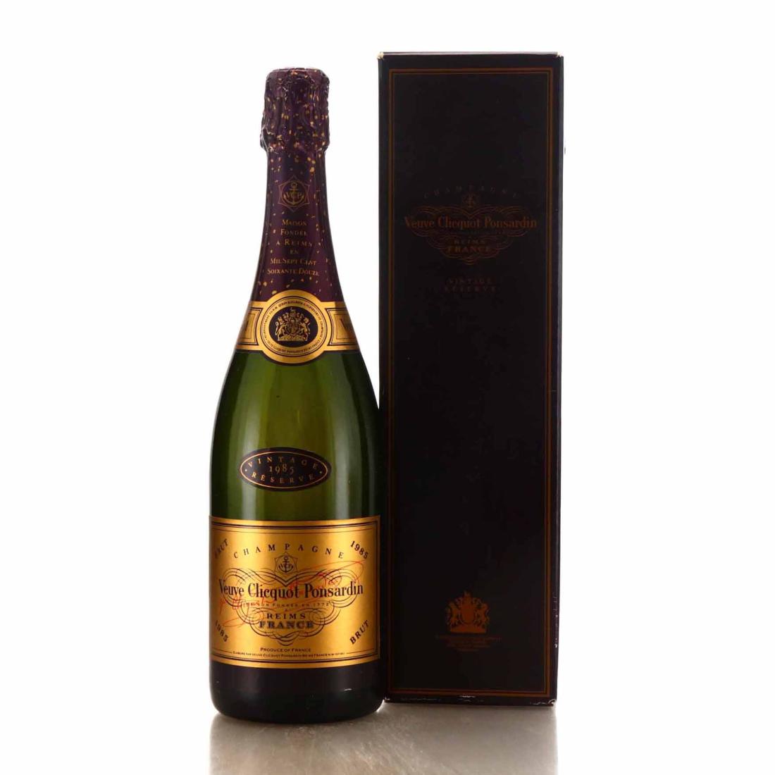 Veuve Clicquot Ponsardin Brut Reserve 1985 Vintage Champagne