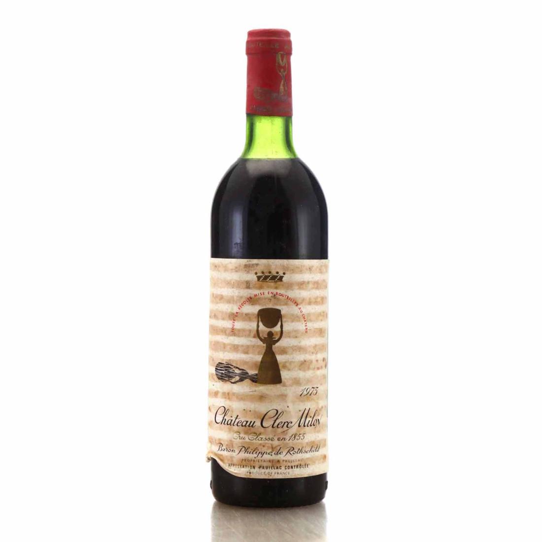 Image for Ch. Clerc Milon 1975 Pauillac 5eme-Cru