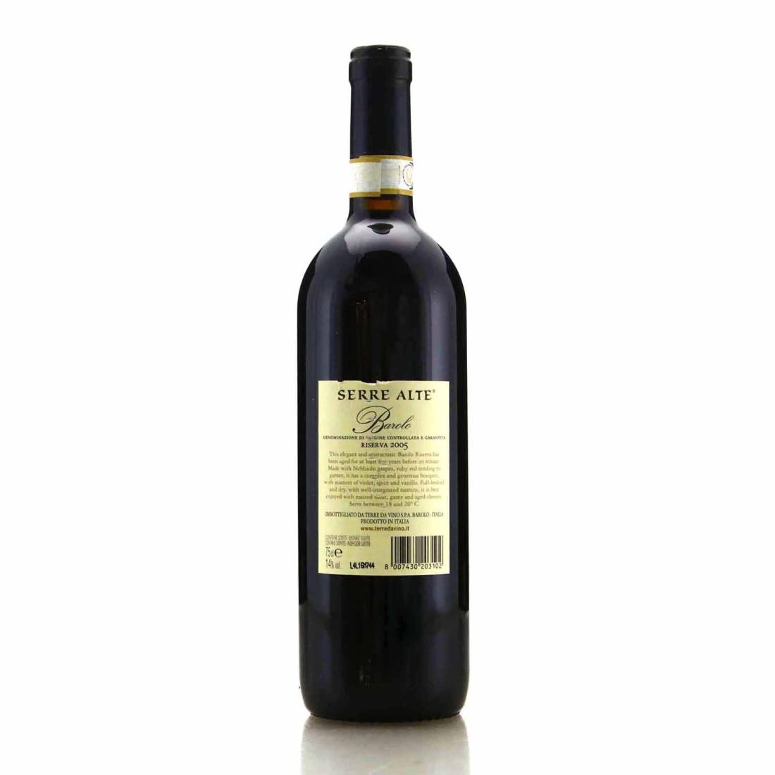 Image for Serre Alte 2005 Barolo Riserva