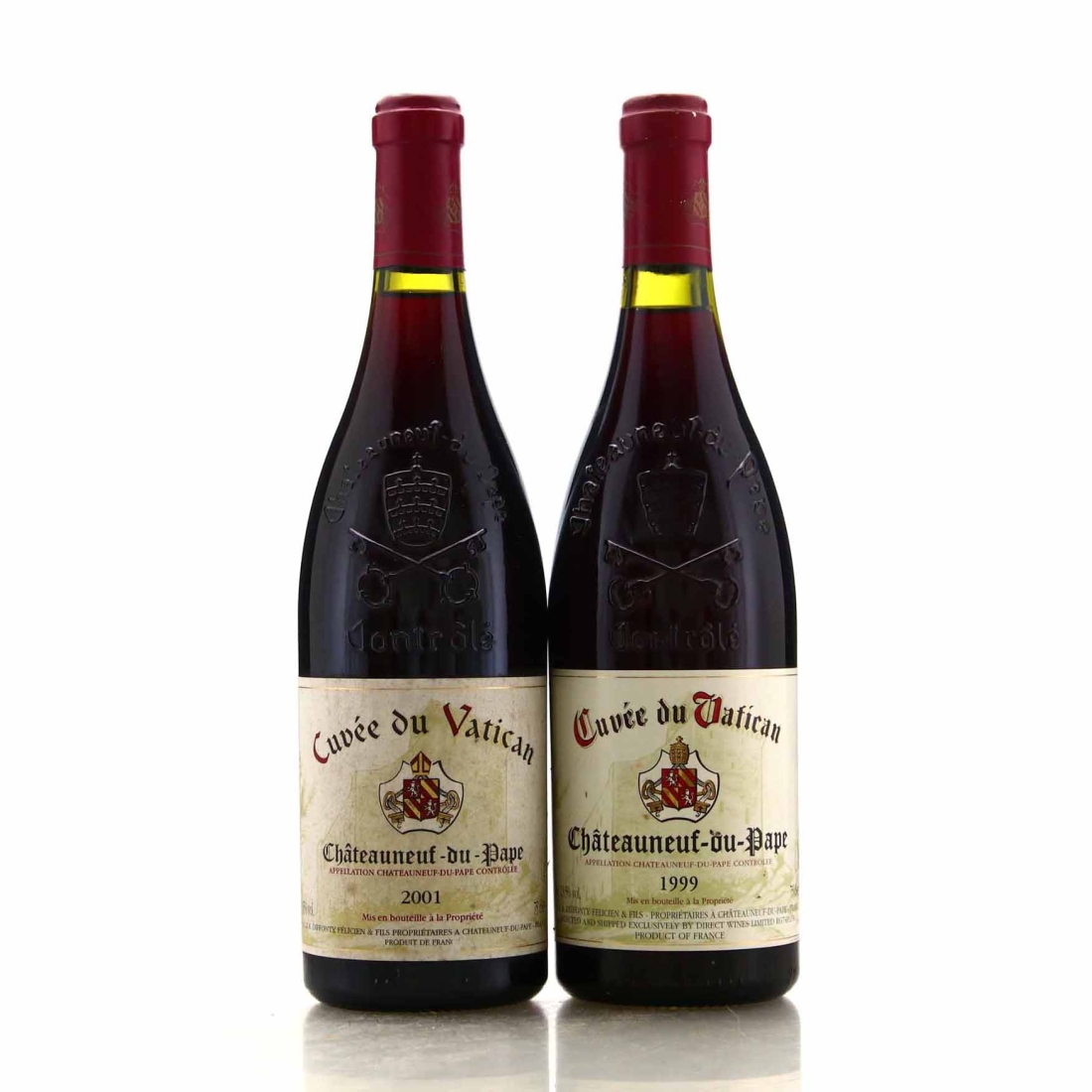 Diffonty Felicien & Fils Cuvee du Vatican Chateauneuf-Du-Pape 2x75cl