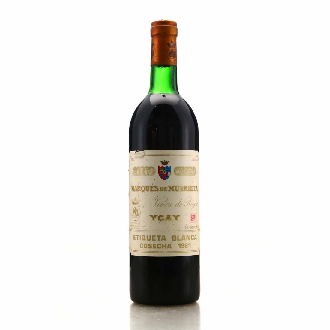 Marques De Murrieta Ygay Etiqueta Blanca 1981 Rioja