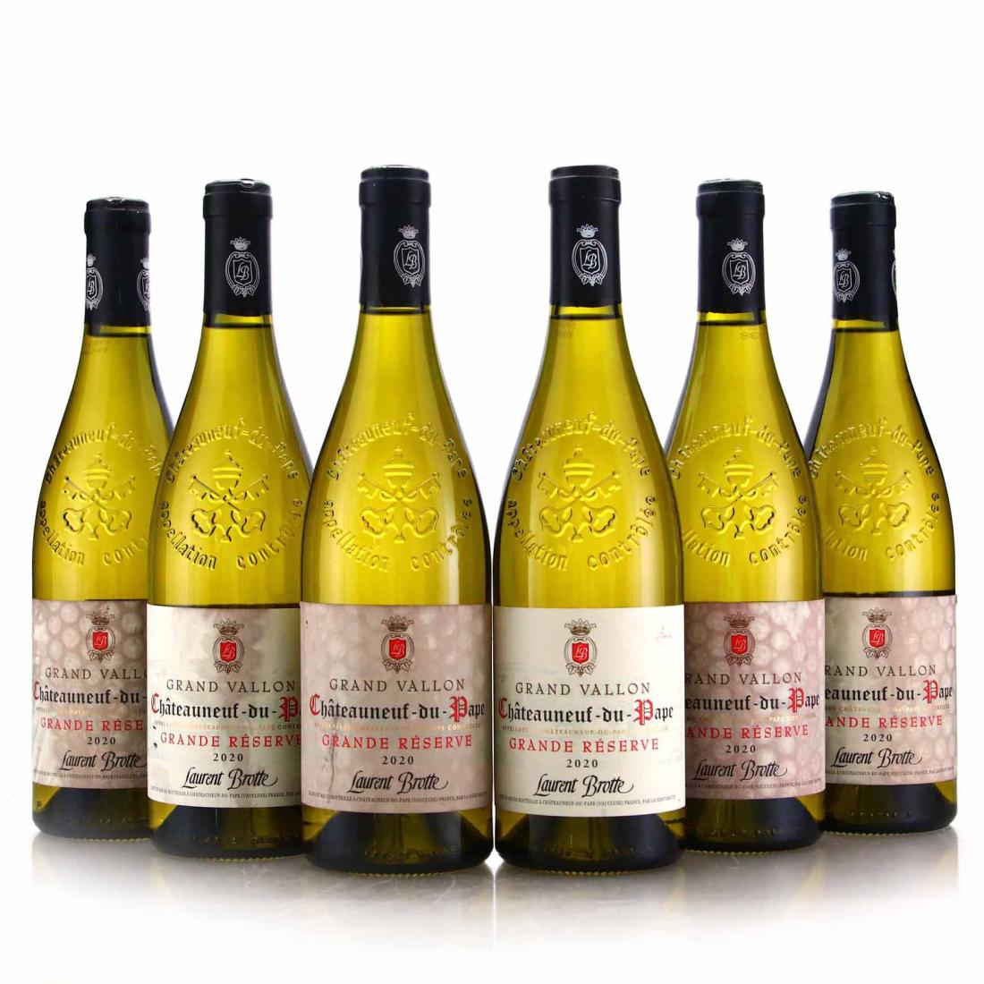 Image for Laurent Brotte Grand Vallon Grande Reserve 2020 Chateauneuf-Du-Pape Blanc