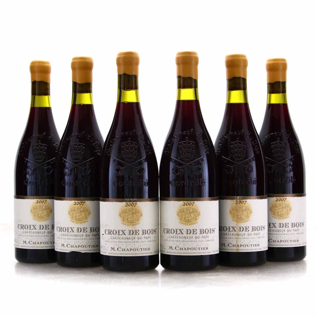 M. Chapoutier Croix de Bois 2007 Chateauneuf-Du-Pape 6x75cl
