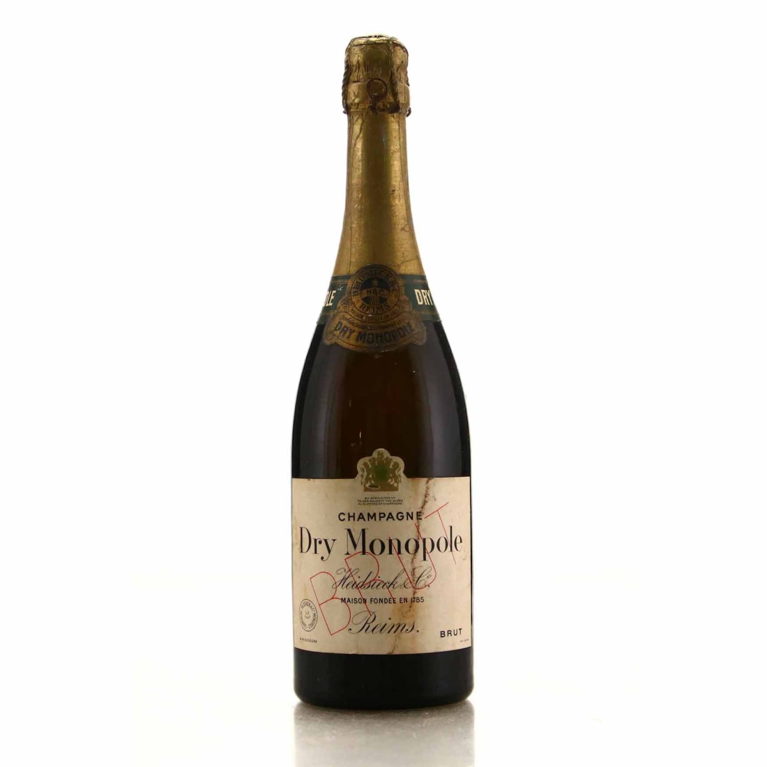 Heidsieck Dry Monopole Brut NV Champagne circa 1940s