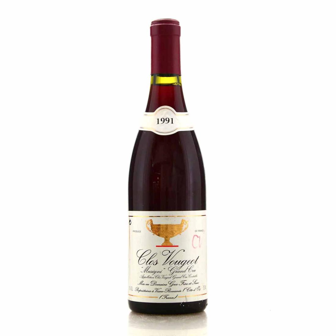 Image for Dom. Gros Frere & Soeur Musigni 1991 Clos Vougeot Grand-Cru