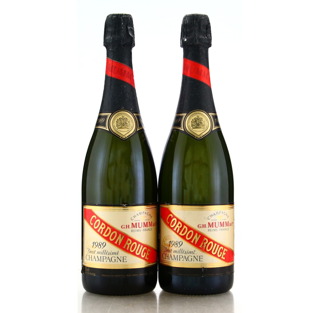 Mumm Cordon Rouge Brut 1989 Champagne 2x75cl