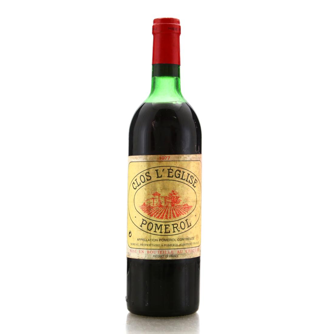 Clos L'Eglise 1977 Pomerol Wine | Wine Auctioneer