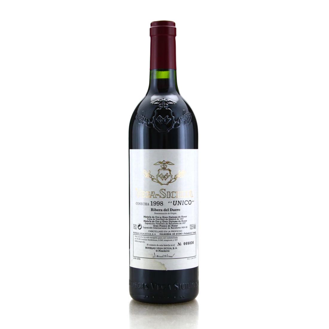Image for Vega Sicilia Unico 1998 Ribera del Duero Gran Reserva