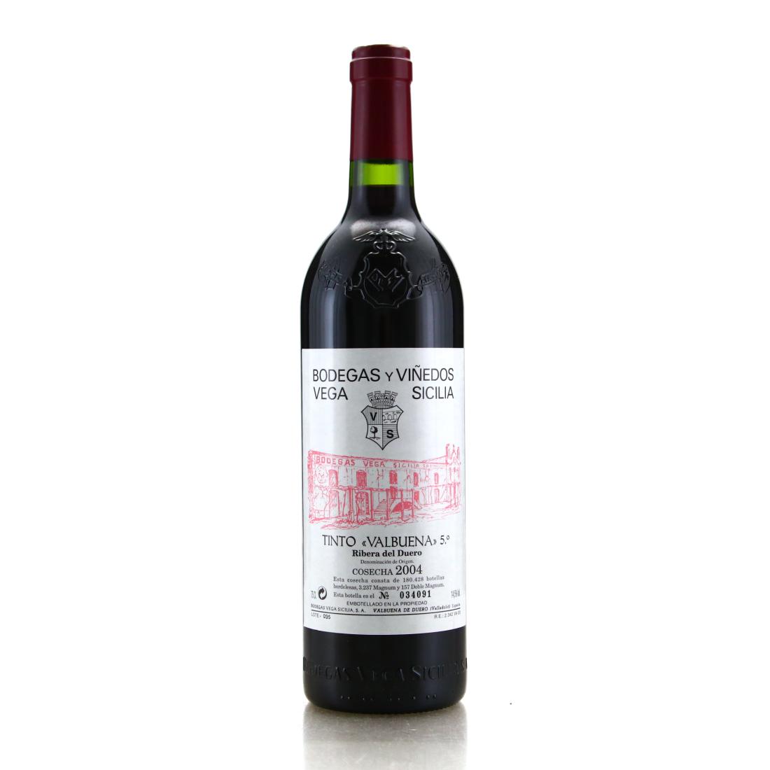 Image for Vega Sicilia Valbuena 5 Ano 2004 Ribera Del Duero Reserva