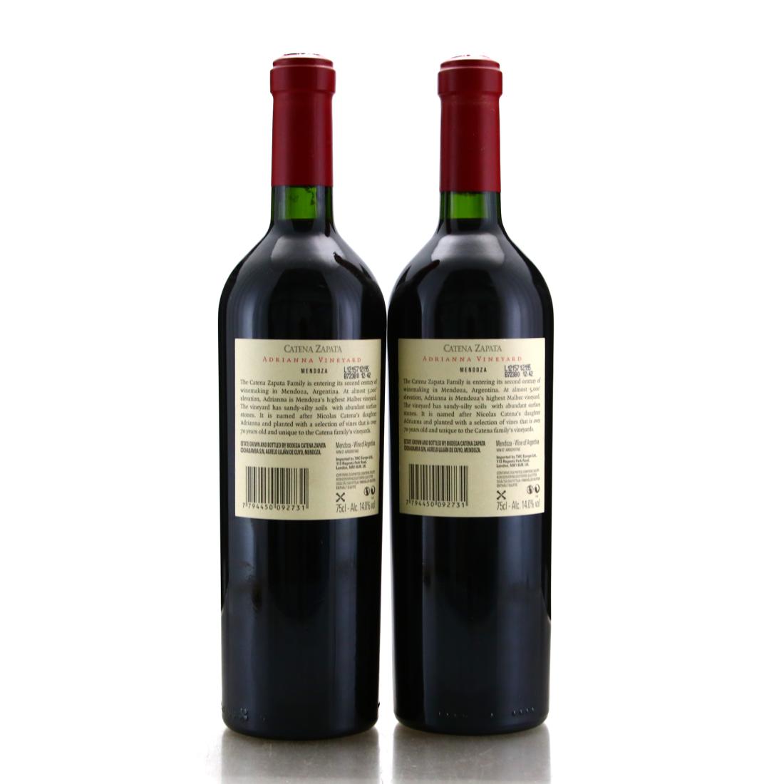 Image for Catena Zapata Adrianna Vineyard Malbec 2008 Mendoza