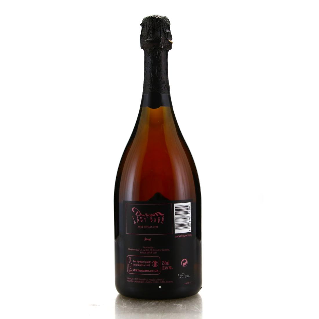 Image for Dom Perignon x Lady Gaga Luminous Brut Rosé 2008 Vintage Champagne