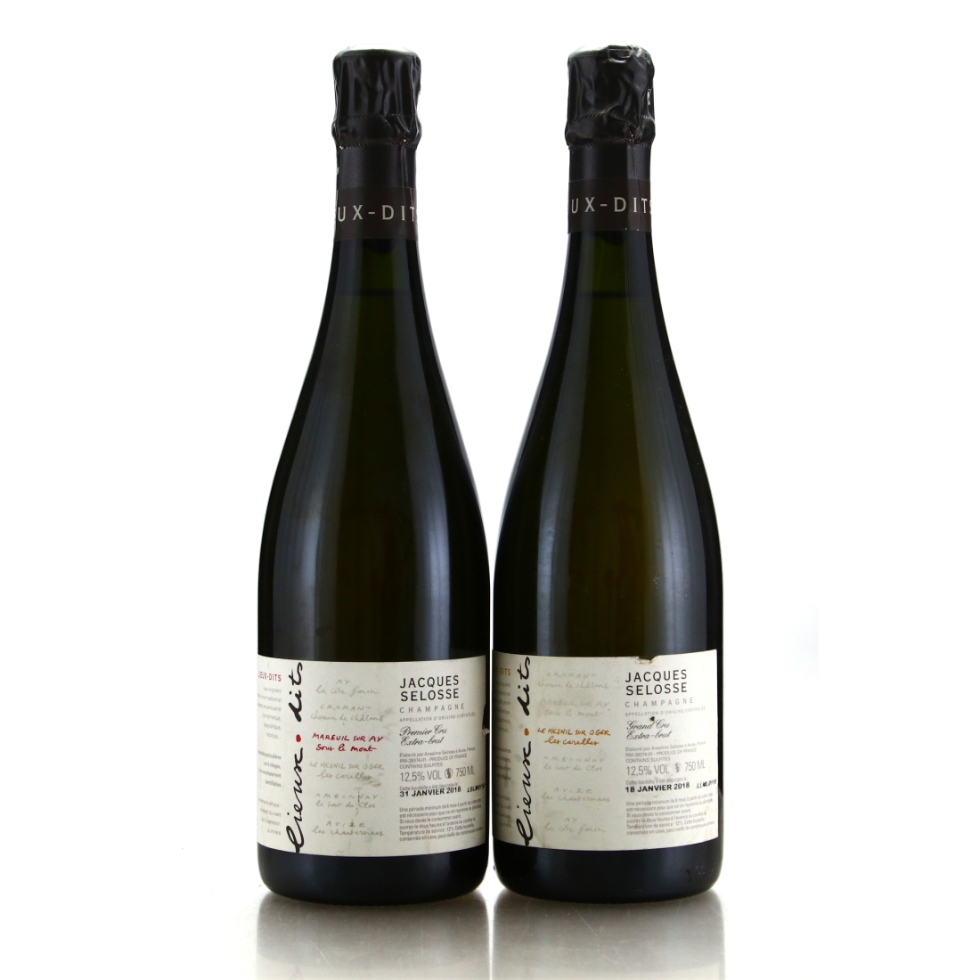 Dom. Jacques Selosse Sous le Mont / Les Carelles NV Champagne 2x75cl