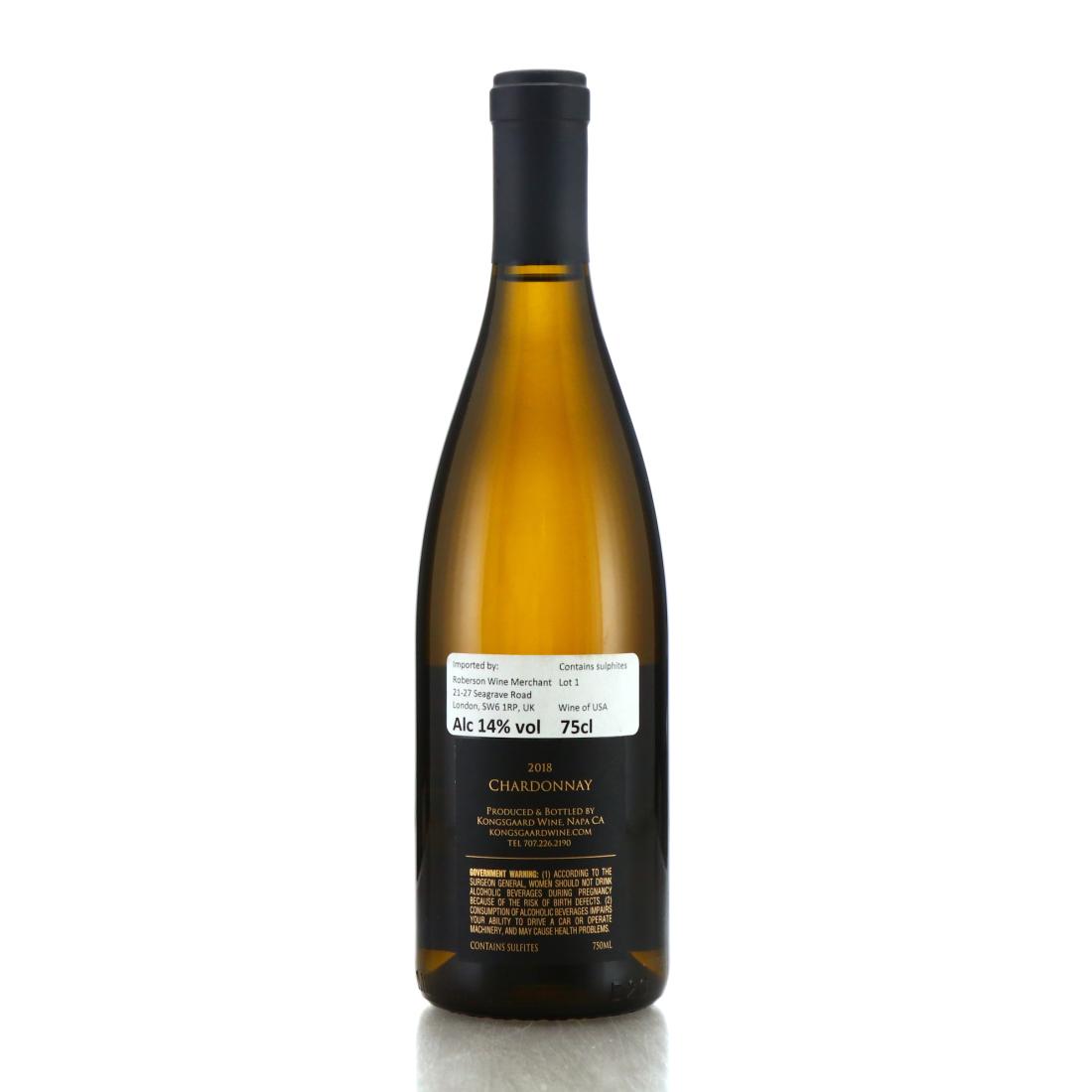 Image for Kongsgaard Chardonnay 2018 Napa Valley