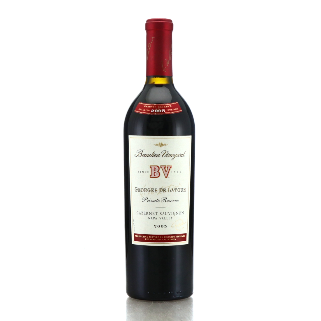 Georges de Latour Private Reserve Beaulieu Vineyard Cabernet Sauvignon 2005 Napa Valley