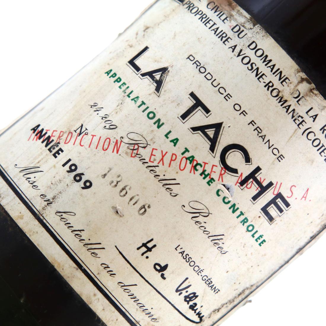 Image for Dom. De La Romanee-Conti 1969 La Tache Grand-Cru