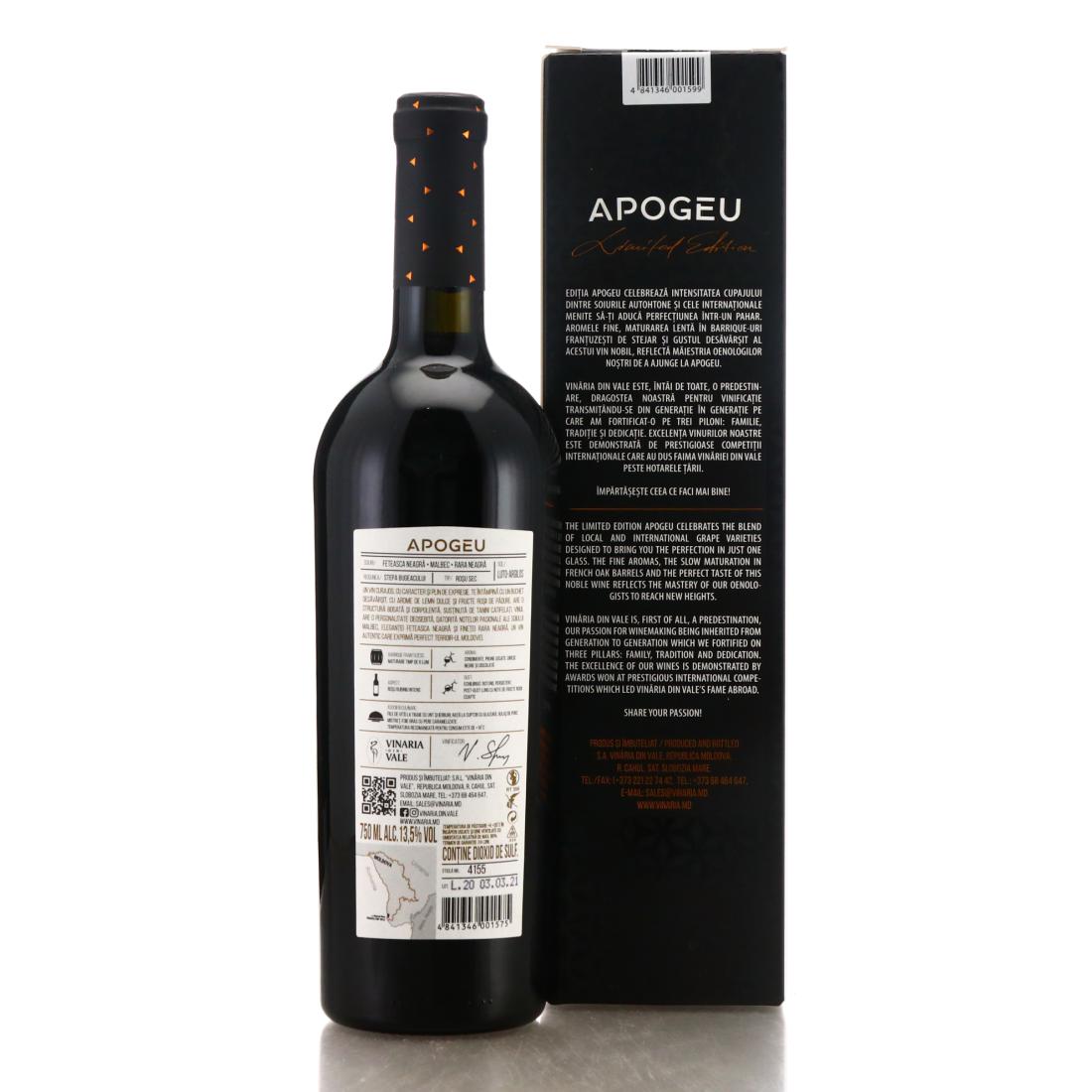 Image for Vinaria din Vale Apogeu 777 Sticle Moldova