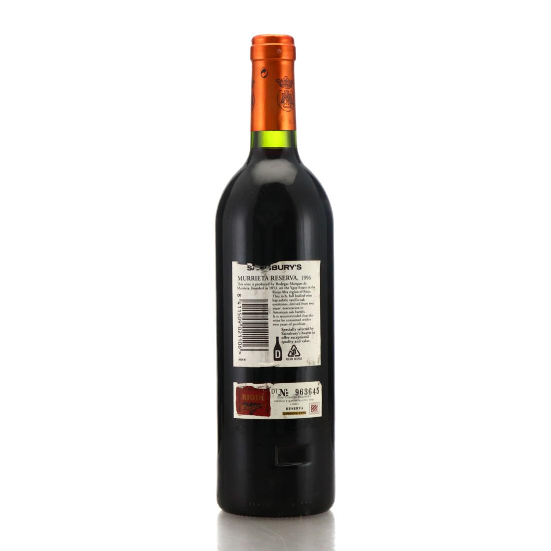 Image for Marques De Murrieta Ygay 1996 Rioja Reserva