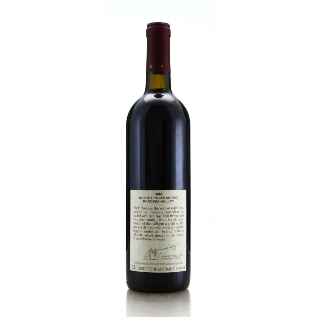Image for Rockford Basket Press Shiraz 1998 Barossa Valley