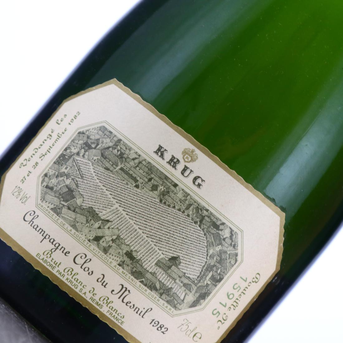 Image for Krug Clos du Mesnil Blanc-de-Blancs 1982 Vintage Champagne