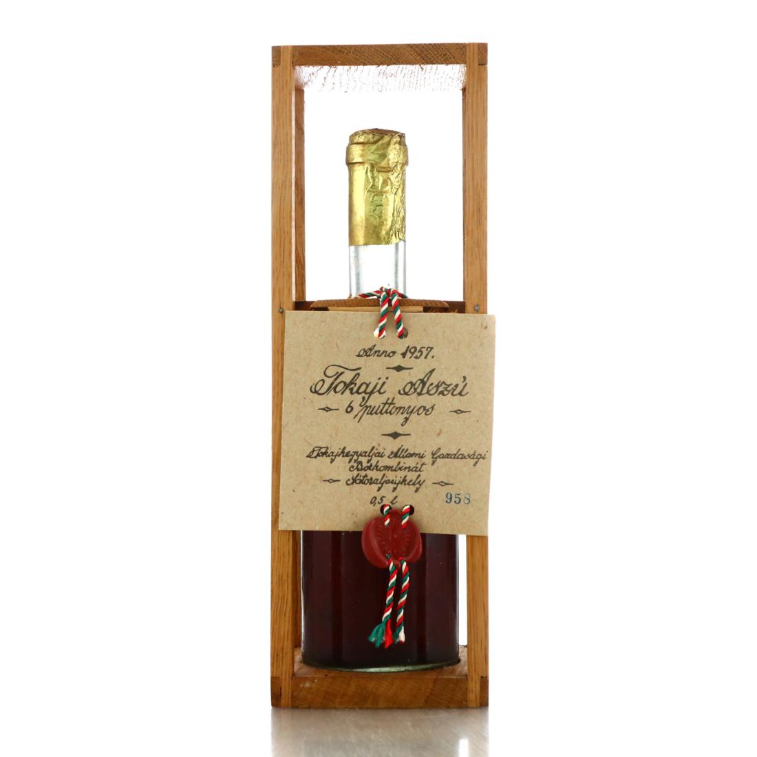 Image for Tokaj Hegyaljai Allami Gazdasagi Borkombinat Satoraljaujhely 6 Puttonyos 1957 Tokaji Aszu