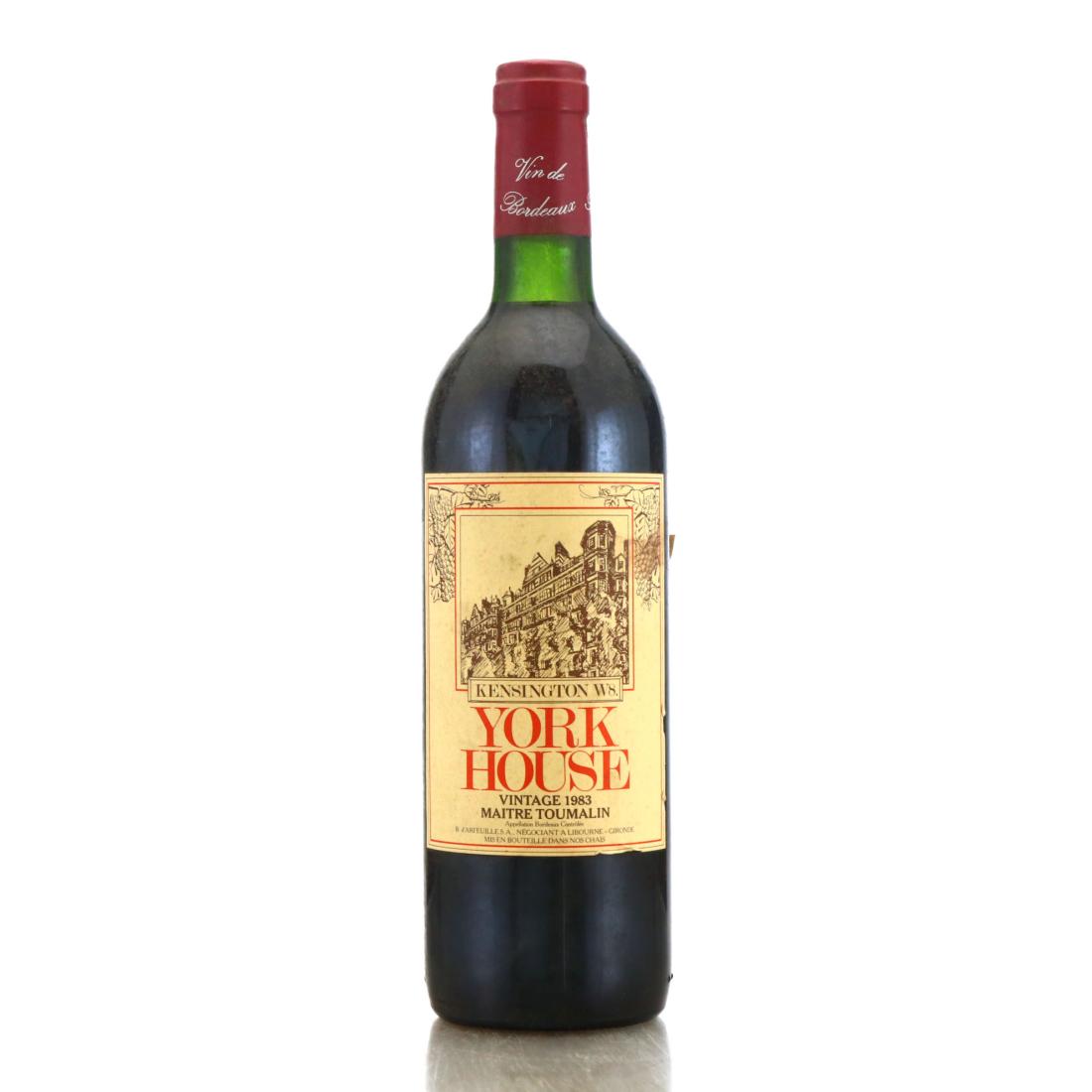 Image for Maitre Toumalin York House Kensington 1983 Bordeaux