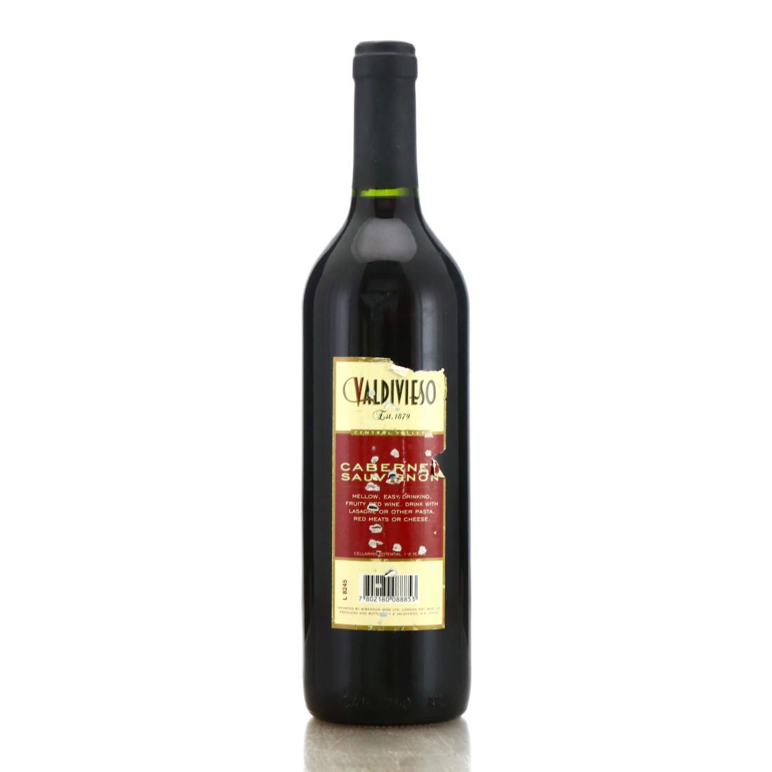 Image for Valdivieso Cabernet Sauvignon 1998 Central Valley