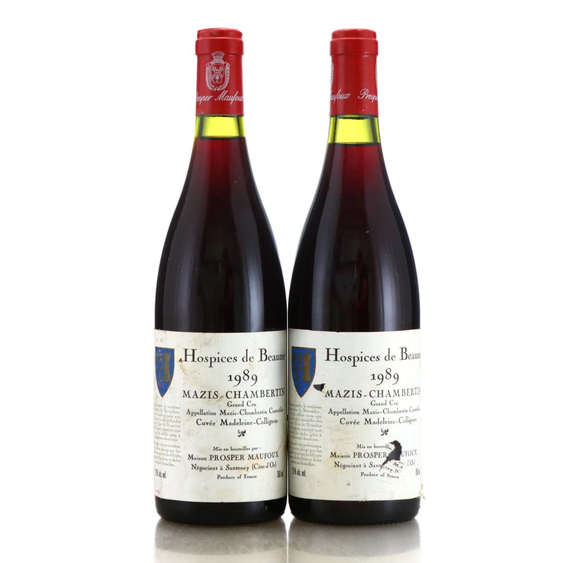Image for Prosper Maufoux Cuvee Madeleine-Collignon 1989 Mazis Chambertin Grand Cru