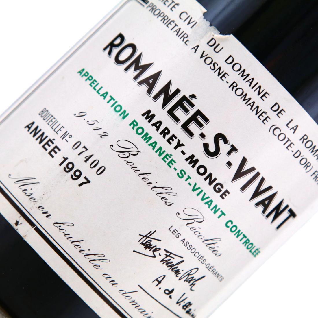 Image for Dom. De La Romanee-Conti Marey-Monge 1997 Romanee-St-Vivant Grand-Cru